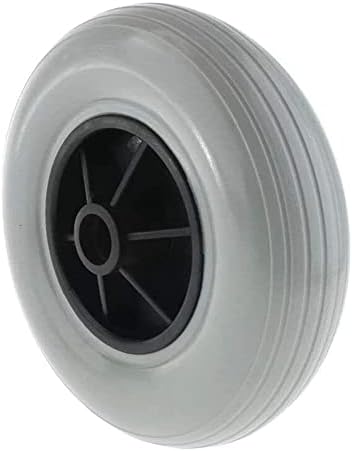 Rodízios giratórios giratórios rodas de rodas dianteiras 8 polegadas, substituição de pneus sólidos roda para cadeira