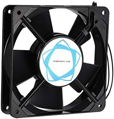 Ventilador de resfriamento UXCELL 120mm x 120mm x 25mm SF12025AT AC 110/20V 0,14A Rolamentos de manga de vida longa