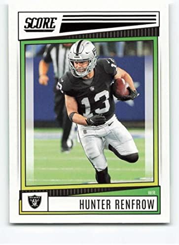 2022 Pontuação #123 Hunter Renfrow Las Vegas Raiders NFL Football Trading Card