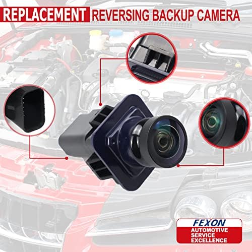 Câmera de backup de visualização traseira Fexon para Ford F150 2011-2014 Substitua EB3T-19G490-BB EL3T-19G490-AA