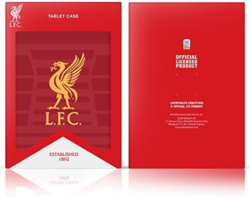 Projetos de capa principal licenciados oficialmente Liverpool Football Club Red Pixel 1 Crest 2 Case de gel macio compatível com Apple iPad Air 2020 /2022