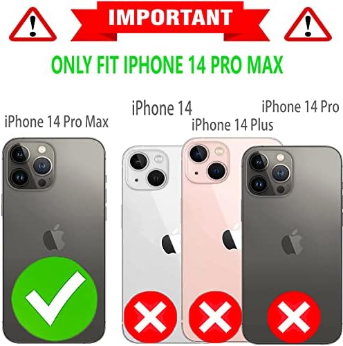 IPhone 14 Pro Max Telefone, com [Protetor de tela de vidro temperado incluído] Starshop Liquid Bling Sparkle Flitura flutuante Glitter e Diamond Case Girls Feminino