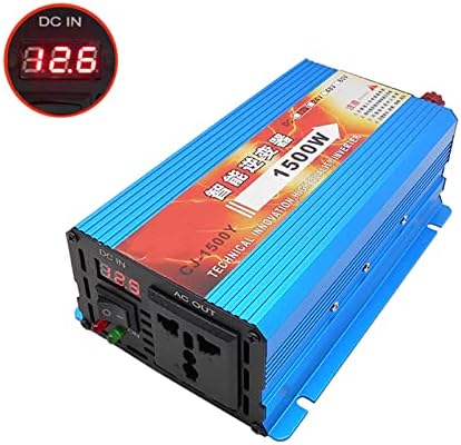 1500W Peak Power Home Car Inverter DC 12V 24V 48V 60V para AC 220V Display Display Inteligente inversor