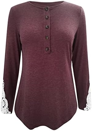 Suéter de manga longa casual feminino, cor de cor sólida, tudo com moda fofa de pullocatrifação de renda fêmea blusa de camisa