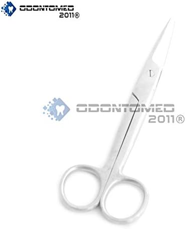 ODONTOMED2011 6 1/2 Mayo Scissors reta, aço inoxidável de 6,5