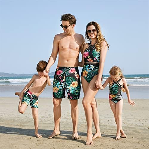 Família Patpat Combating Swimsuits Crisscross One Piece Swimwear