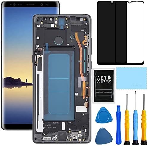 AMOLED PARA SAMSUNG Galaxy Note 8 Substituição de tela com quadro para Samsung Note8 Substituição de tela SM-N950U N950A N950W Digitalizador