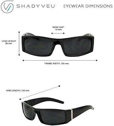 Shadyveu Old School OG Slim Top Rectangular Tons retangulares hardcore Locs Mad Dogger Style Sunglasses