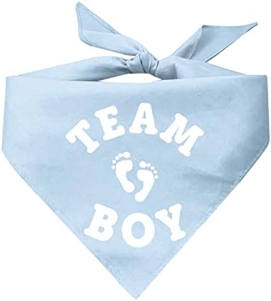 Gênero Revelação de gênero Anúncio de bebê Team menino Team Boy Dog Bandana