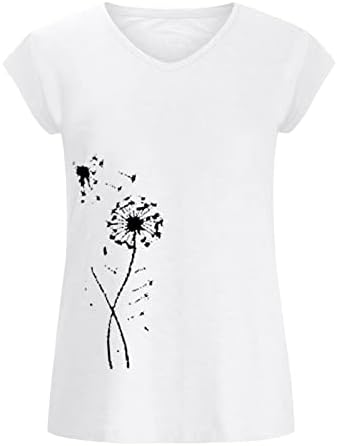 Sleeveless 2023 Cottelo de dente -de -denússio de algodão Floral Blouse básica Camiseta para mulheres Summer Summer Fall V Neck