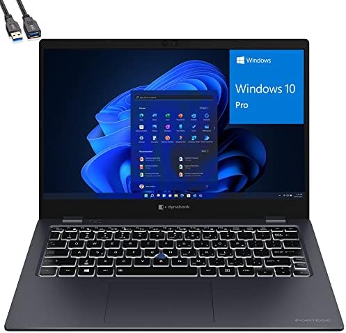 Toshiba 2023 Dynabook Portege X30L-K 13,3 FHD 470NITS Laptop de negócios, 12ª geração Intel 12-core i7-1260p, 16 GB LPDDR5