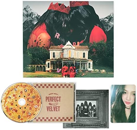 Veludo vermelho - 2º Álbum [Velvet Perfect] Caixa de manga + jóia + CD + Livro fotográfico + Cartão aleatório + Butches de