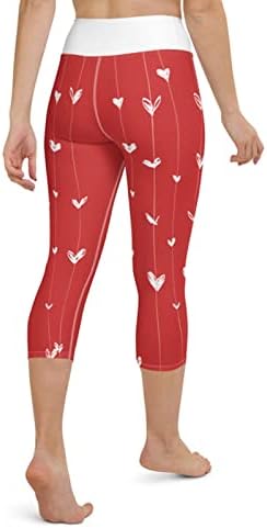 IIUs Valentines Leggings For Women Love Print High Solting Running Yoga Leggings Soft escovados Esportes esportivos elásticos