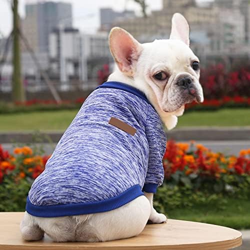Roupas de estimação para gatos suéter de cachorro clássico sweater quente pêlos de cachorro malha pijamas cachorrinho cachorrinho