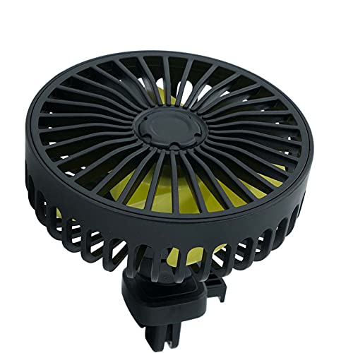 Ventilador de ventilação de ar do carro, ventilador de circulação de ar com alto fluxo de ar, 3 velocidade de vento ajustável