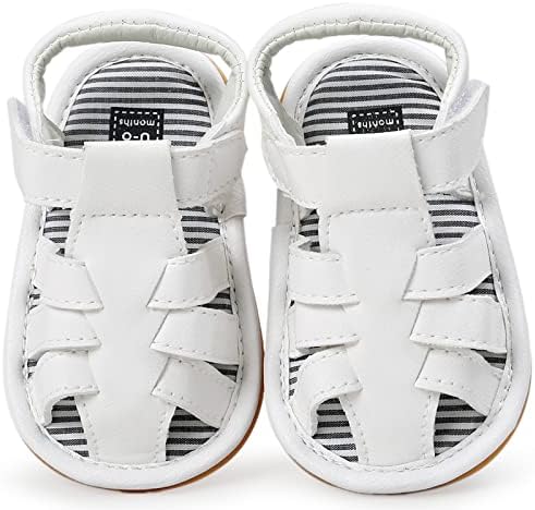 Baby Girl Boy Sandals, Premium macio anti-deslize sola infantil sandálias de bebê Sapatos casuais de praia