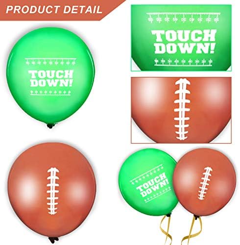 60 peças futebol balões de futebol balloons balloons balloons futebol baloons e 2 rolos balões dourados fita para o titil game