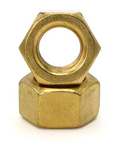 Brass porca de acabamento hexadecimal-5/16 -24 Qty-25