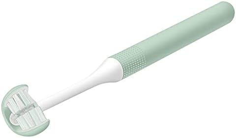 Escova de esfoliação de nylon com pincel de alça todo o aluno 3D Brush em forma de U embrulhada para crianças, suprimentos de limpeza