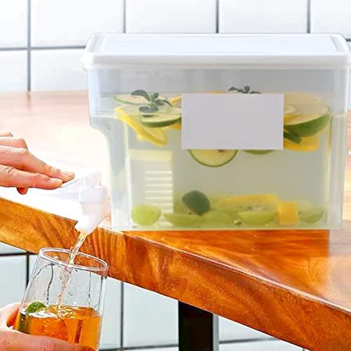 Dispensador de água rotativa, dispensador de bebidas de geladeira 3.5L Dispensador de água giratória Distribuidor de geladeira