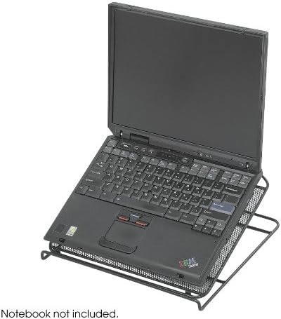 Produtos Safco 2161Bl Onyx Mesh Laptop Stand, preto