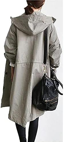 Jaquetas fofas do Nokmopo para mulheres outono feminino e inverno casual feminino na cintura de mangas compridas jaqueta de