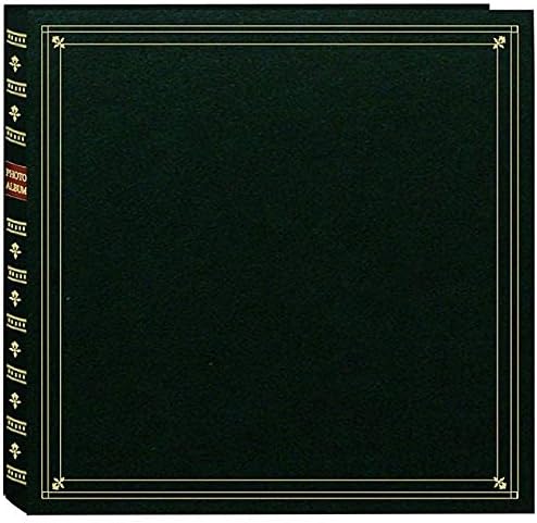Álbuns de fotos pioneiros pioneiro grande formato caçador verde com detalhes em ouro cobertura álbum de memorando com 120 bolsos