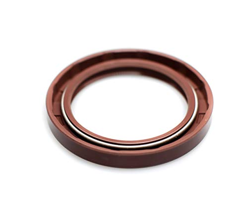 EAI 58mm x 80mm x 10mm FPM/FKM TC LIP duplo com aço inoxidável Vedação de óleo de mola. Comp. /w Viton eixo de vedação