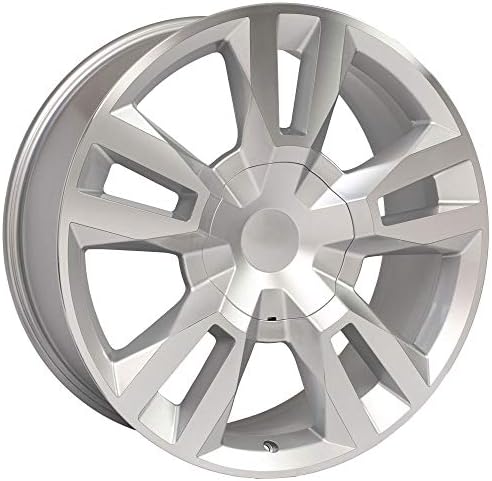 OE Wheels LLC Rims de 22 polegadas se encaixa antes de 2019 Silverado Sierra pré-2021 Tahoe subúrbio Yukon Escalade CV40