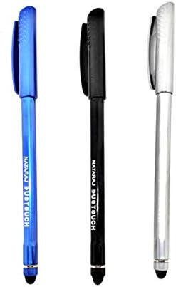 Nataraj Plástico Touch Ball Point Pen, smartphones, pacote de 10