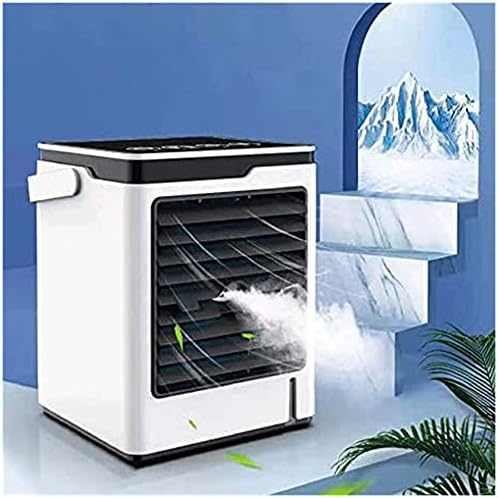 YHGFGF - Mini ar condicionado, fã de umidificador de refrigerador de ar evaporativo, para quarto, escritório, casa, dormitório.