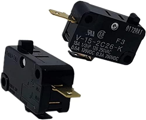Micro-Switches Shubiao 5pcs V-15-2C26-K grande Micro-Switch 2-PIN Normalmente Fechado Chave Limitado de Gold sem alça