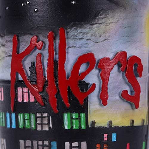 Nemesis agora oficialmente licenciado Iron Maiden The Killers Eddie Album Shot Glass, 1 contagem, Black