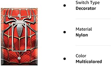 Placa de parede duplex Decoração de decoração - Homem -aranha