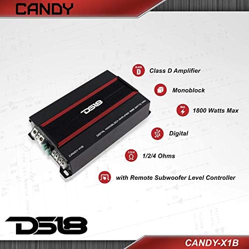 Pacote de combinação de subwoofer de 12 de 12 com subwoofer Gen-X124D e amplificador monobloco Candy-X1b