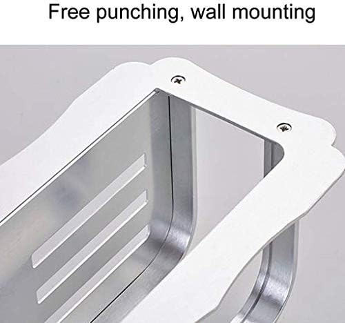 UXZDX Banheiro Organizador de prateleira Rack de parede de parede com alumínio （Tamanho: 50 2 12,7 cm