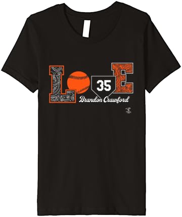 Brandon Crawford Love Player Gameday Premium T-Shirt