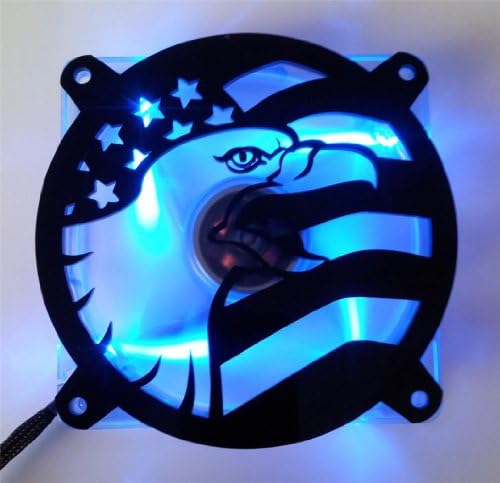 Design de laser inspirado American Flag American Fan Grill Fan Grill 92mm