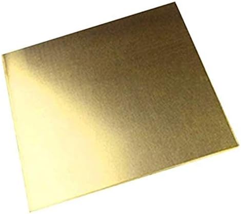 Placa de latão Haoktsb Placa de cobre de cobre de folha de cobre pura placa de papel alumínio com tesão, espessura de folha