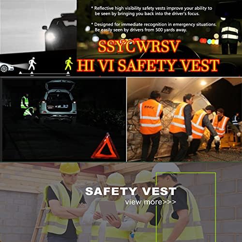 SSYCWRSV Colete de segurança de alta reflexivo personalizado