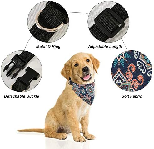 Cachorro bandana boho padrão colar de cachorro Triângulo cachorro lenço de cachorro ajustável babiros para filhotes pequenos cães grandes grandes gatos animais de estimação 21003875