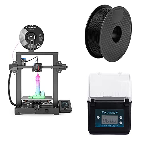 Creality Ender 3 V2 NEO 3D Impressora com Kit de nivelamento Auto Touch CR Touch e caixa de secador de filamento de impressora