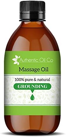 Oil de massagem aterrável O óleo de aterramento de massagem feito com óleos essenciais puros, amigável vegano e crueldade livre,