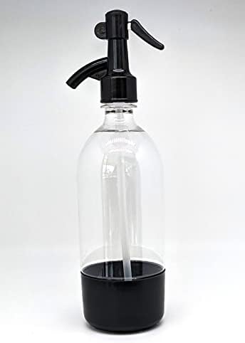 Garrafa de Sodafall Seltzer para Seltzer e Soda Club Soda/Vintage Retro Seltzer Bottle with Dispenser