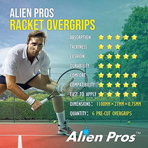 Fita de aderência de tênis de prós alien -prós - preceto e tênis de tênis tênis de tênis tênis