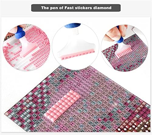 Kits de pintura de diamante DIY 5D para adultos, pinturas de bordados de broca completa de broca de broca de strass colada de pintura