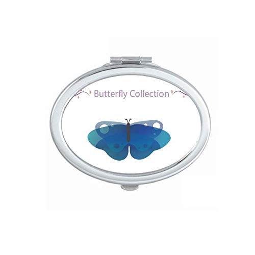 Espelho de coleção de borboleta azul