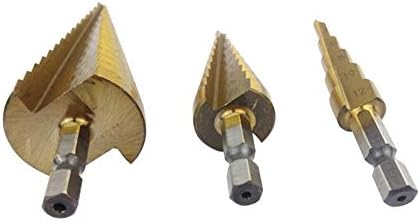 Etapa de perfuração Bits Tool de perfuração de metal Ferramenta de corte de cone com pisos de broca 3-13/3-12/4-12/4-20/4-22/4-32mm