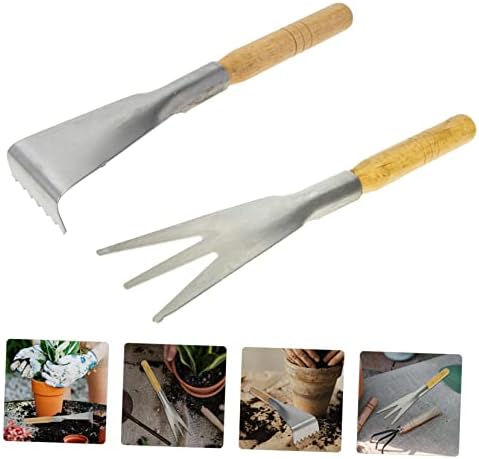 Yardwe 2pcs aço inoxidável brinquedos de praia de aço para crianças Mini espátula Ferramentas de plantas de transplante de jardim