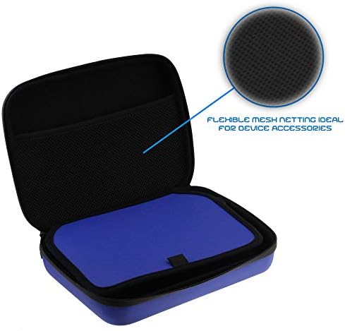 Navitech Blue Hard Protetive portátil portátil Case binocular compatível com a Nikon Monarch 8x30